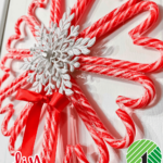 diy candy cane wreath southern crush at home PIN