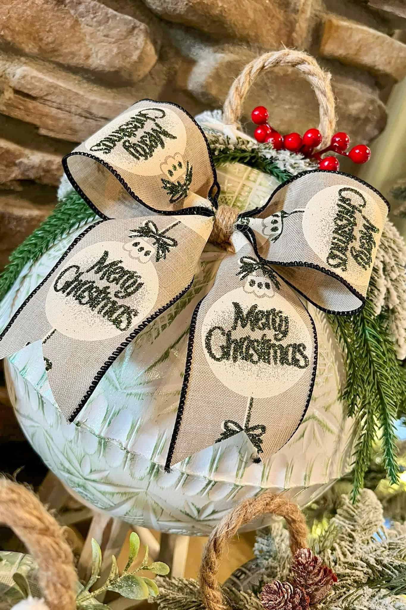 Dollar Tree Christmas Bowl Ornaments