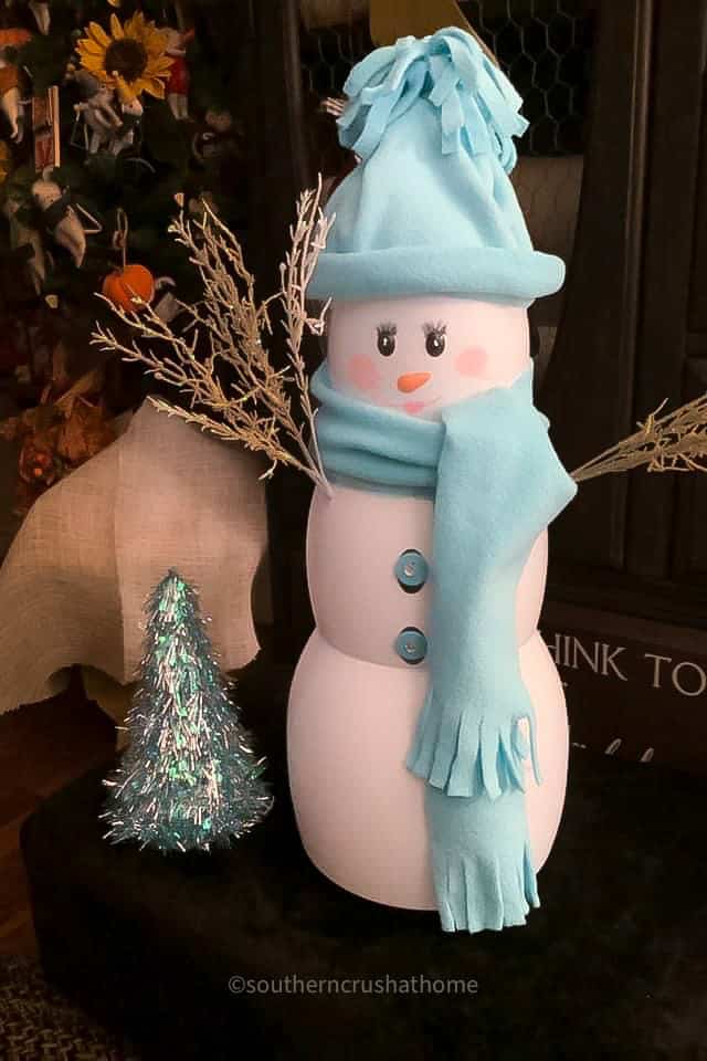 Dollar Tree Stackable Snowman