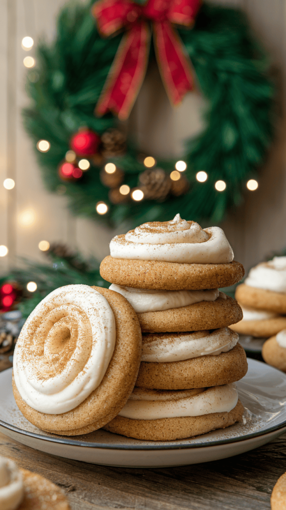 snickerdoodles with cinnamon frosting