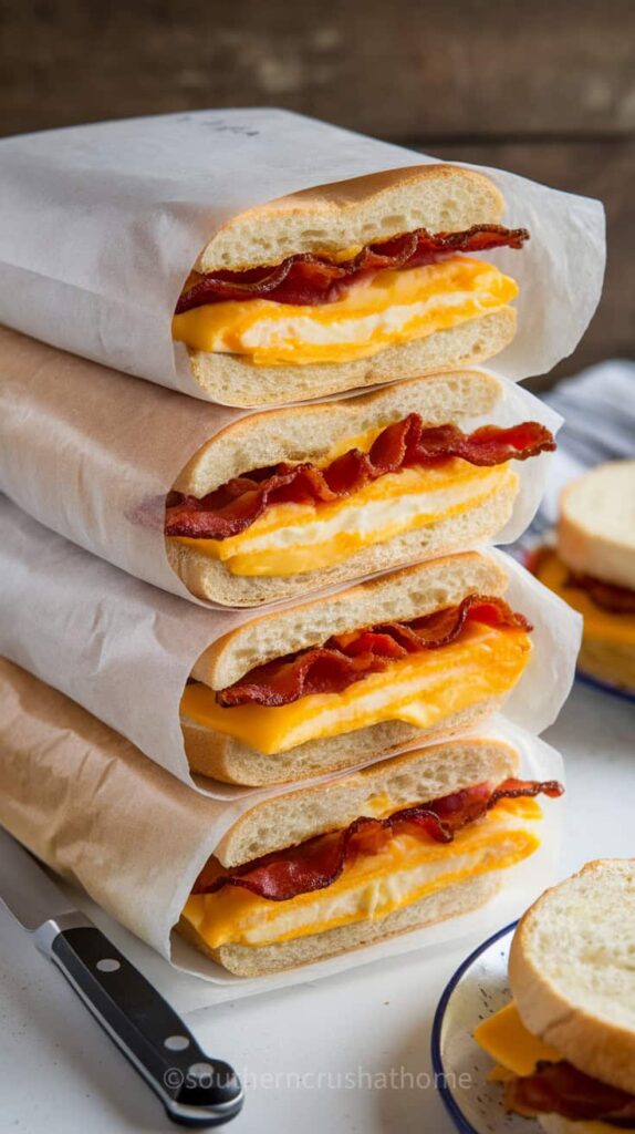 make ahead breakfast sandwiches