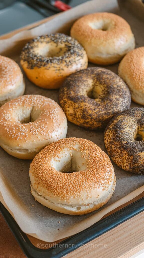 sourdough discard bagels