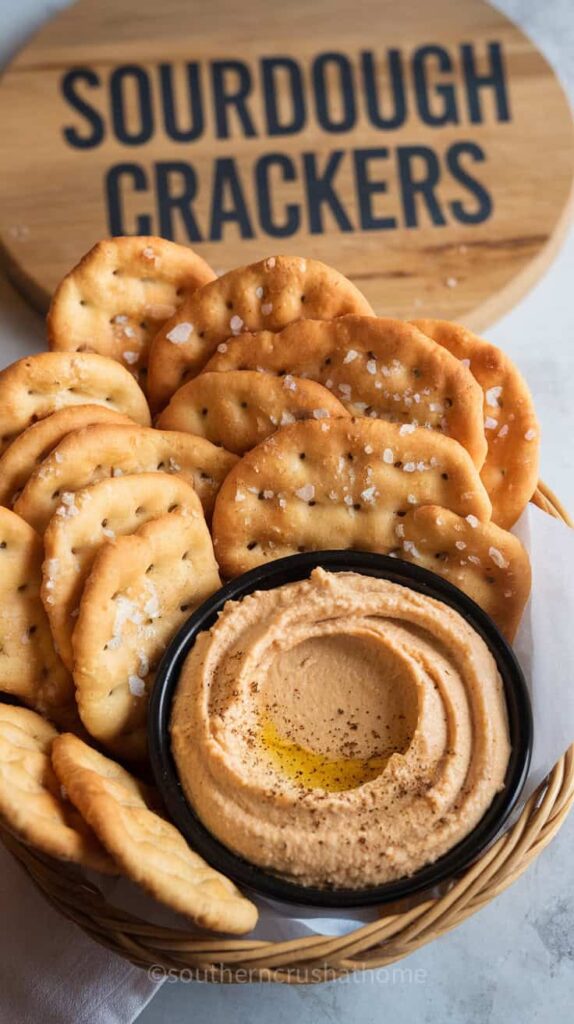 sourdough discard crackers