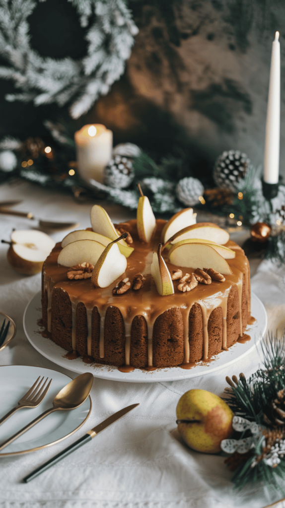 spiced_pear_and_pecan_cake_with_caramel_drizzle