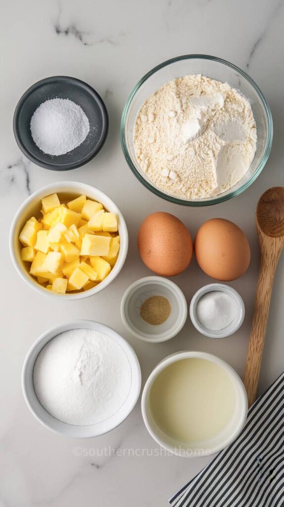 ingredients for pineapple bread