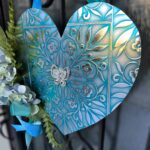 final dollar tree peel and stick wall tiles wreath