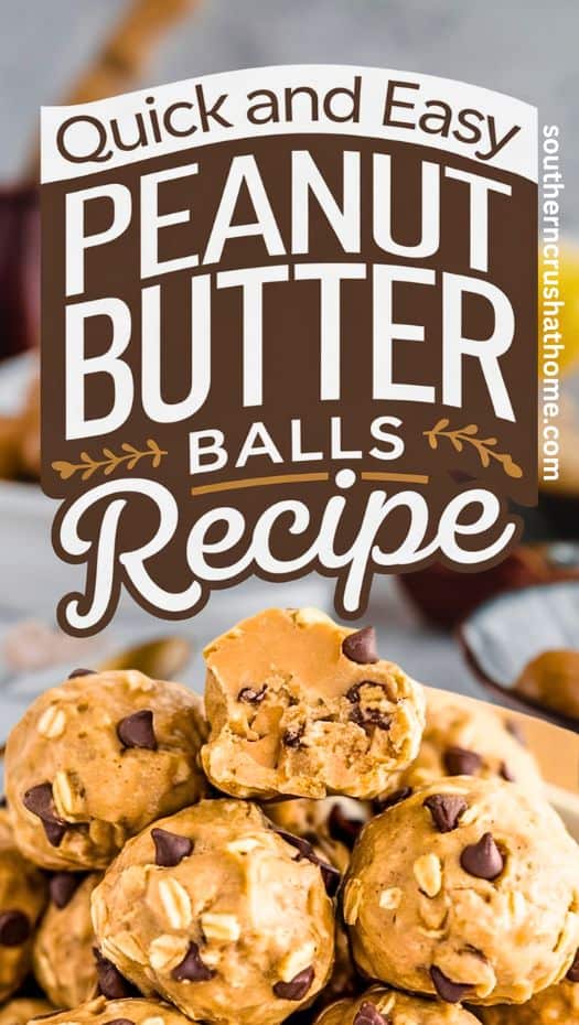 _Peanut Butter Oat Balls Recipe pin