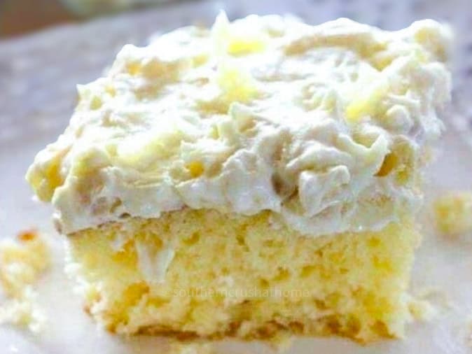 slice of Pineapple Cake