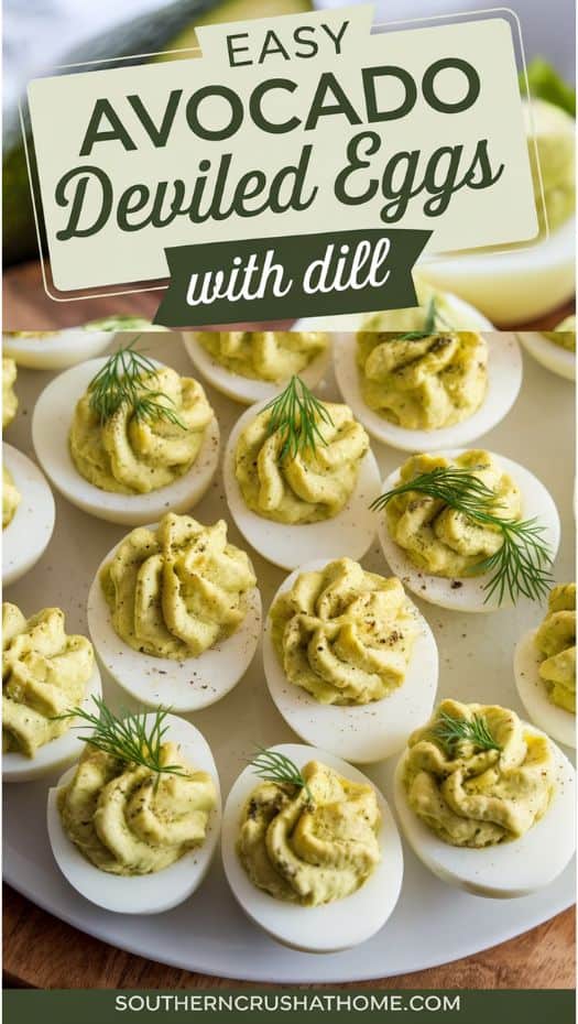 Avocado Deviled Eggs