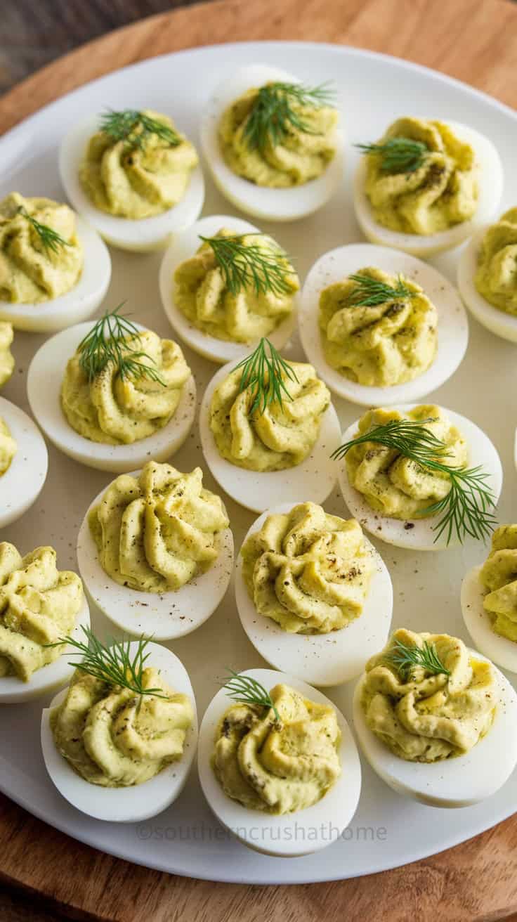 Avocado Deviled Eggs